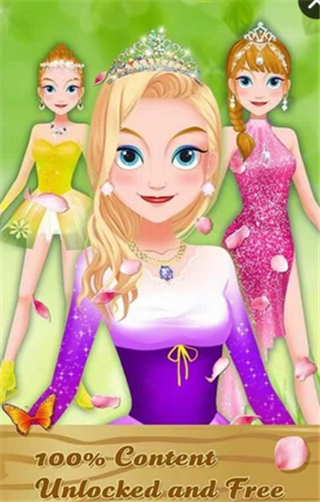 冰雕公主的美容化妆spa游戏截图3