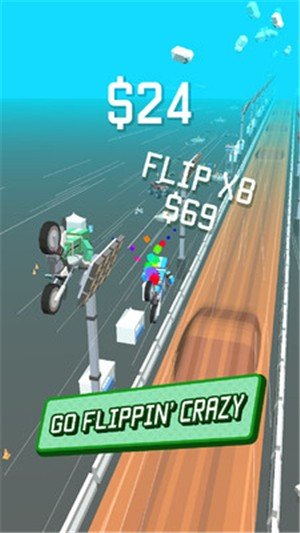 像素摩托车游戏截图1