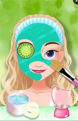 冰雕公主的美容化妆spa游戏截图1