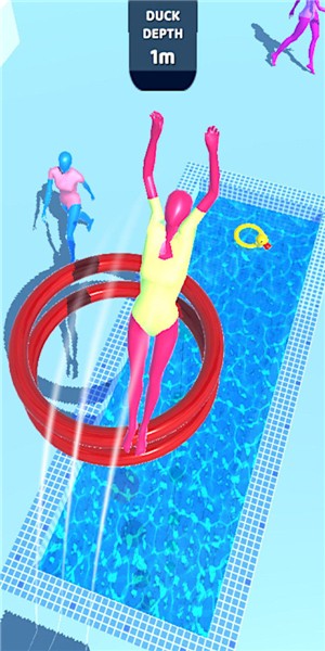 紫色跳水达人游戏截图1