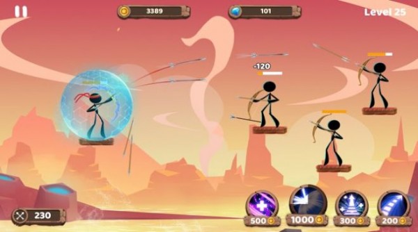 弓箭手先生射箭游戏截图2