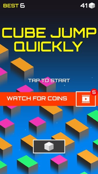 立方体跳跃很快游戏截图3