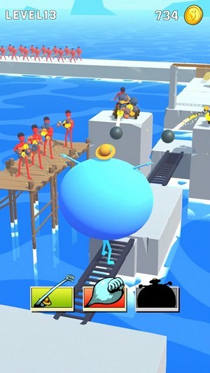 橡胶超人跑酷游戏截图1