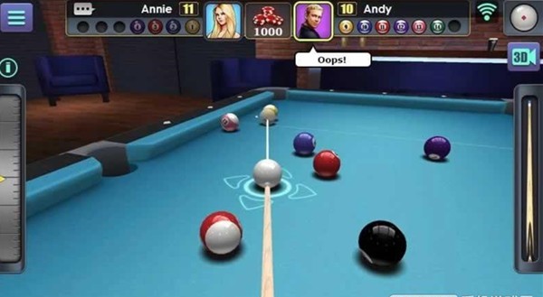 3d的台球道具免费版游戏截图1