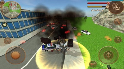 我的飞行机器人世界游戏截图2