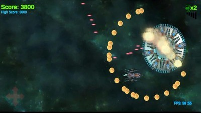 复古太空战机游戏截图2