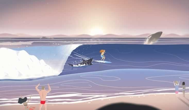 冲浪无尽的海浪游戏截图3