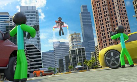 火柴人极致飞跃游戏截图1