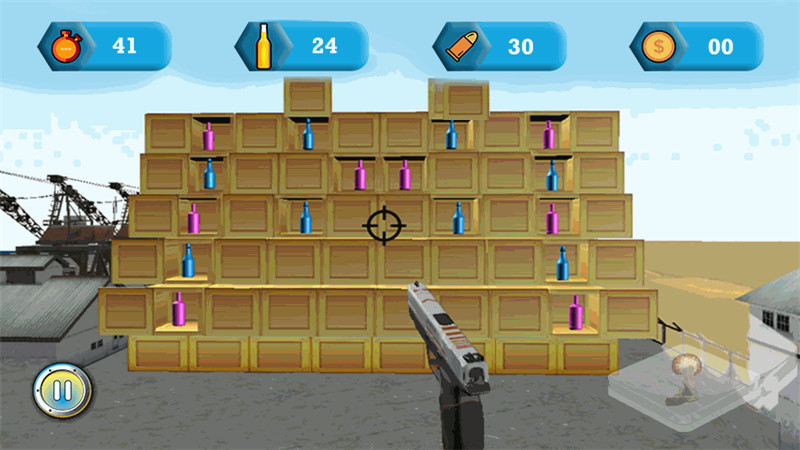 3D瓶子射击游戏截图1