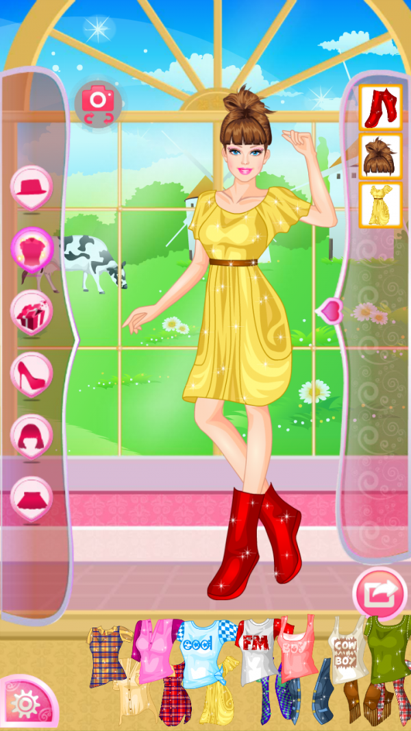 冰雪公主农民换装游戏截图3