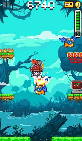 跳跃机器人游戏截图1