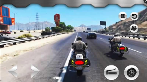 警用摩托车模拟3D-游戏截图1