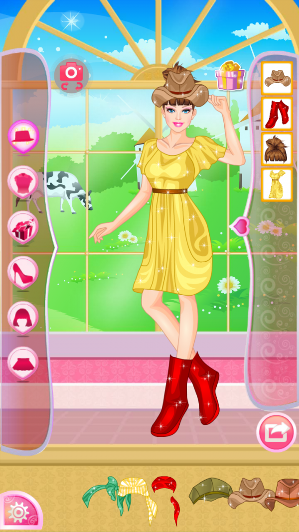 冰雪公主农民换装游戏截图1
