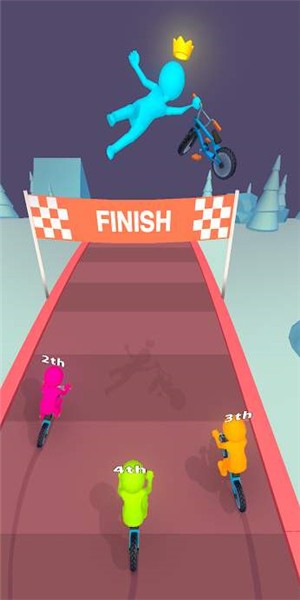 深夜多人自行车游戏截图3