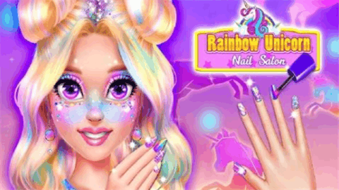彩虹独角兽美甲沙龙游戏截图1