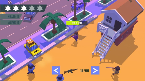 尼斯城开车和拍摄-游戏截图3