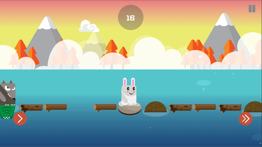 方形兔子游戏截图2