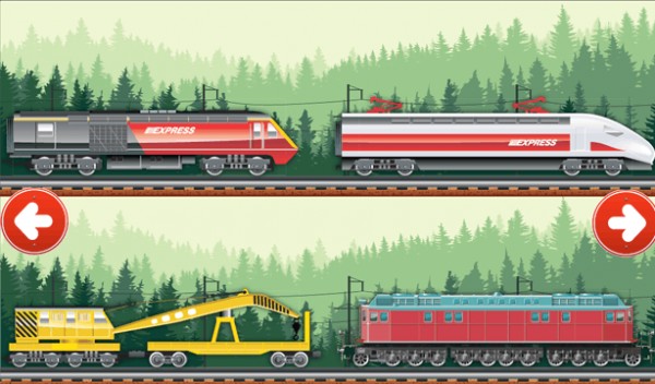 动画拼图列车游戏截图3