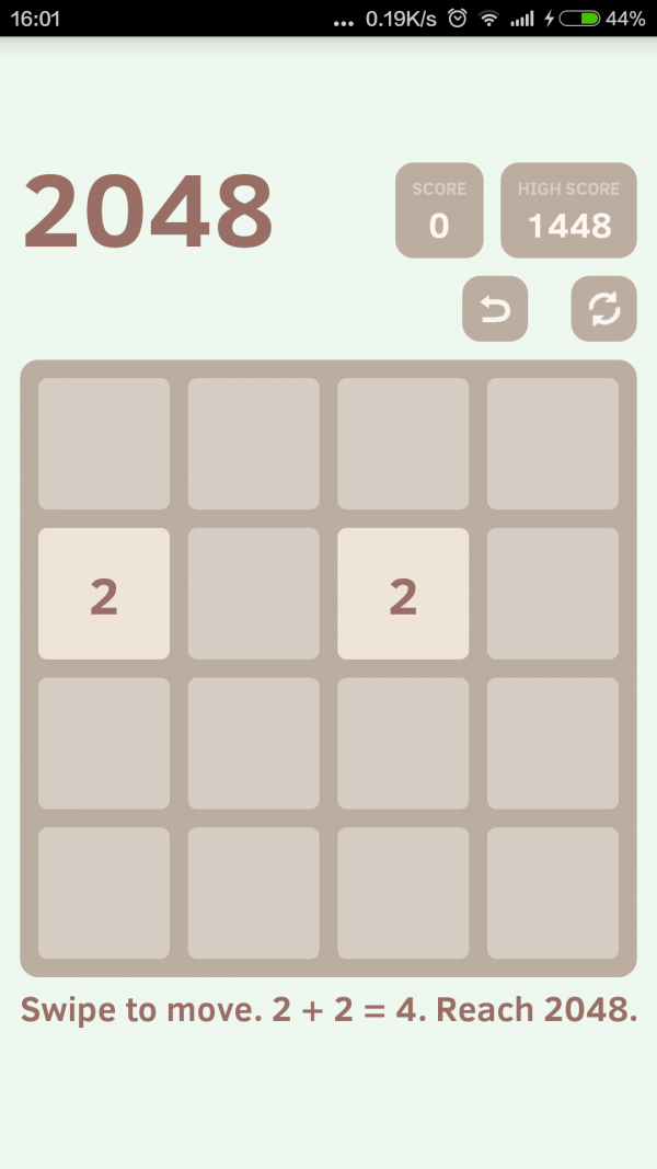 2048原始版游戏截图2