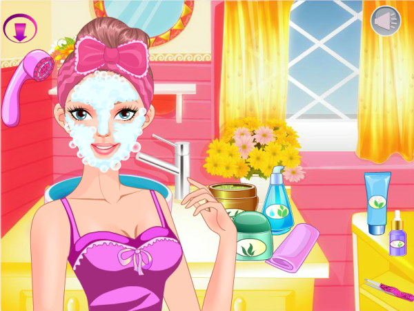 夏天化妆的女孩游戏截图1