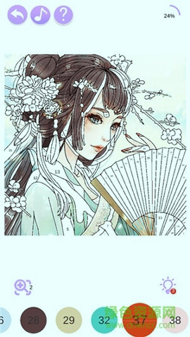 二次元填色-游戏截图3
