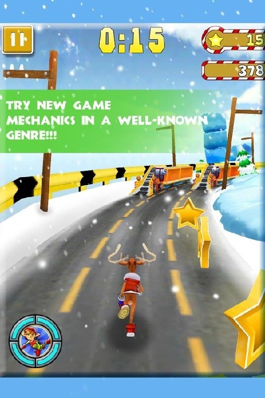 驯鹿跑酷游戏截图1