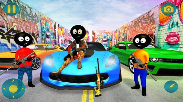 火柴人城市特工游戏截图1