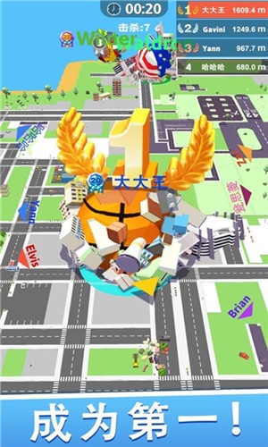 翻滚跑酷游戏截图1