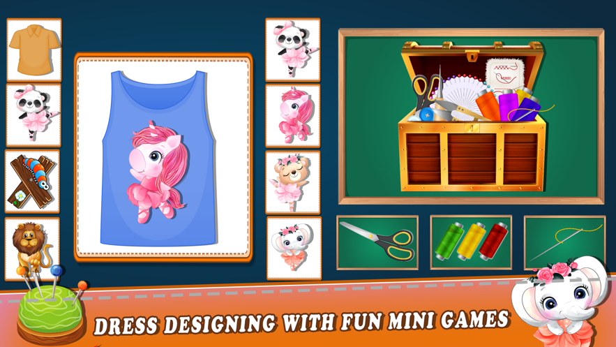 我的小公主裁缝店游戏截图1