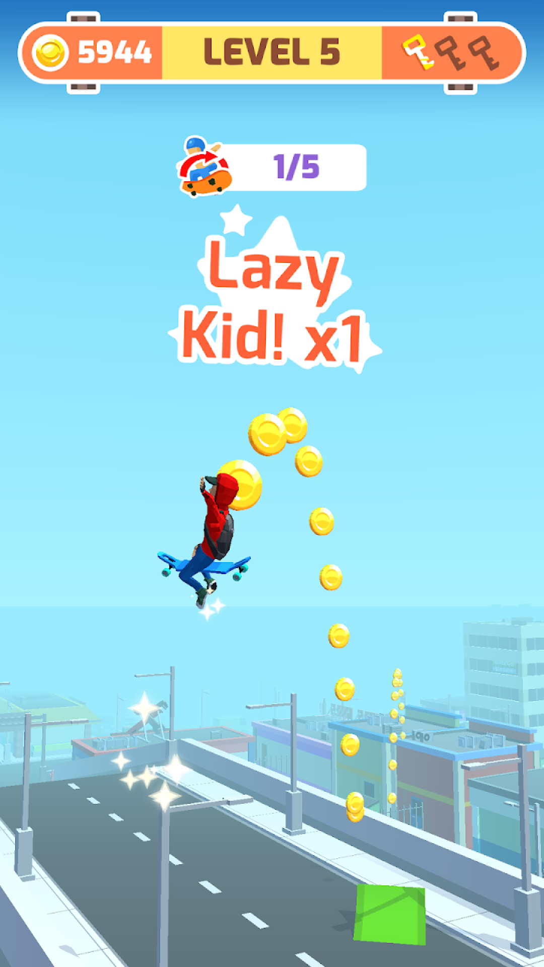 街头滑板男孩游戏截图1