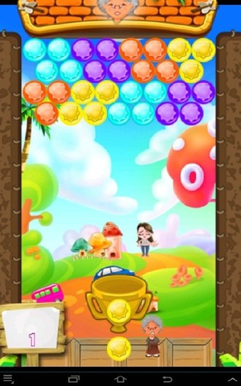 愤怒的老太泡泡射击游戏截图3