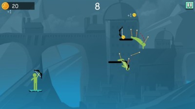 绿色火柴人之弓游戏截图2