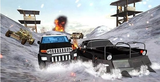 愤怒的死亡雪车游戏截图2