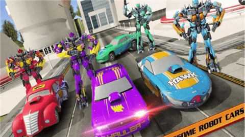 飞车变形金刚战争游戏截图1