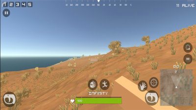 像素射击吃鸡战场游戏截图2