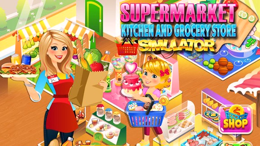 超市杂货店购物游戏3D游戏截图3