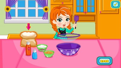 安娜做复活节点心游戏截图1