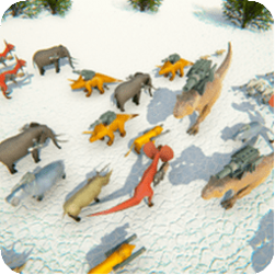 动物王国大战恐龙