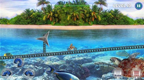 摩托车天空竞速游戏截图3