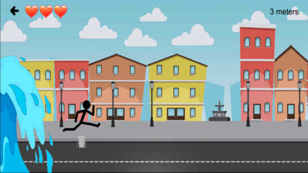 海滩火柴人-游戏截图1