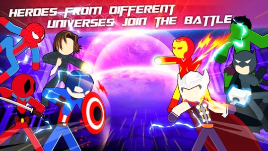 超级火柴人英雄战斗游戏截图3