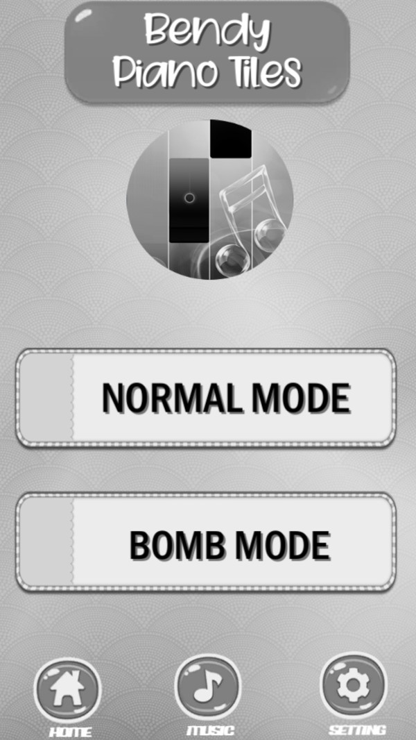 别碰白块儿黑白版游戏截图2