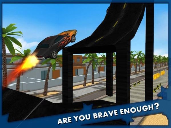 史蒂夫特技赛车游戏截图2