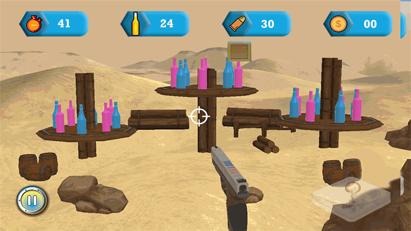 3D瓶子射击游戏截图2