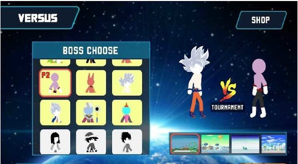 龙珠格斗火柴人游戏截图2