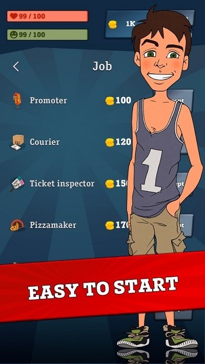 从贫民到大亨：奇妙人生游戏截图1