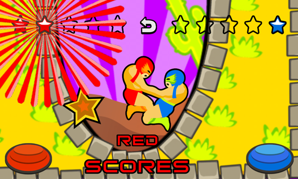 弹跳摔跤-游戏截图2