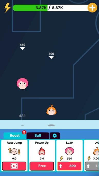 空闲点击跳跃头游戏截图1