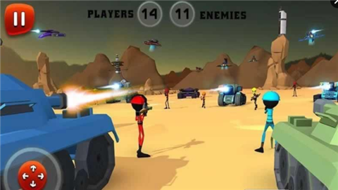 火柴人VS外星人战斗模拟器3D游戏截图3