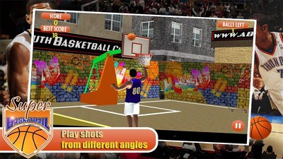 3D超级篮球游戏截图1